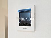 1号棟　TVモニター付インターフォン　【昭島市福島町】 訪問者がひと目でわかるTVモニター付インターフォン