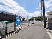 接道状況および現場風景　【武蔵野市桜堤3丁目】