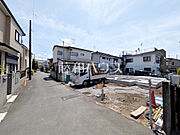 接道状況および現場風景　【狛江市猪方2丁目】