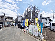 接道状況および現場風景　【狛江市東野川3丁目】