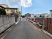 接道状況および現場風景　【中野区上鷺宮3丁目】
