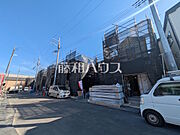接道状況および現場風景　【新座市畑中1丁目】