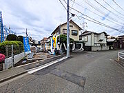 接道状況および現場風景　【三鷹市井口5丁目】