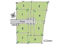 清瀬市旭が丘3丁目 全8区画 建築条件付き宅地分譲 6号地