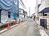 外観：接道状況および現場風景　【和光市白子2丁目】