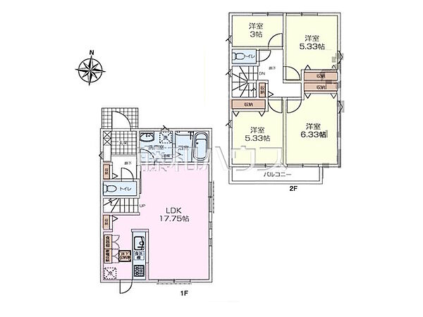 間取りを拡大表示