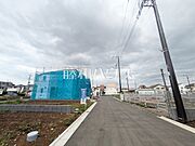 接道状況および現場風景　【新座市野火止3丁目】