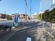 接道状況および現場風景　【杉並区和泉4丁目】