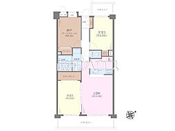 ライオンズガーデン大泉学園第2 2SLDKの間取図画像