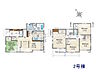 間取り：2号棟　間取図　【八王子市寺田町】
