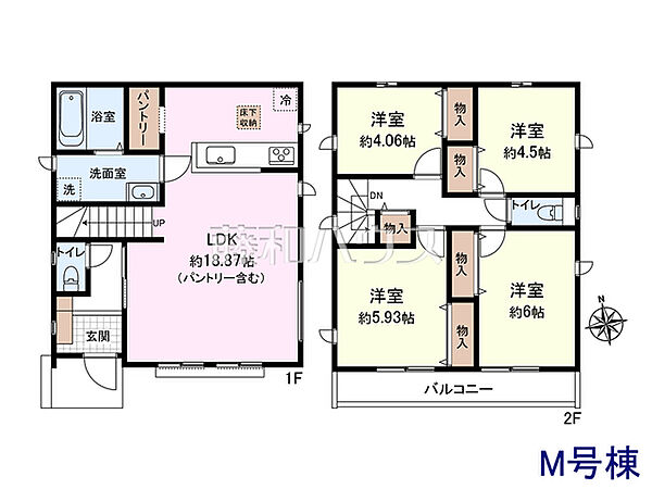 間取りを拡大表示