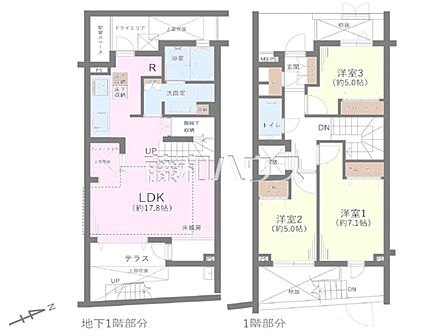 間取図 【LAYERS HOUSE杉並善福寺川公園】