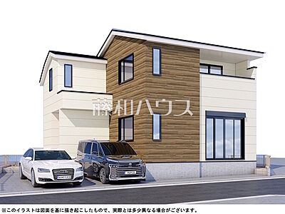 外観:完成予想図(外観)【日野市南平2丁目】 ベージュを基調とした明るめの配色で、柔らかくほっこりとした姿のマイホームです。暖かみのある木目も配し、優しい色使いでコントラストを抑え落ち着きある家を演出。 外観:完成予想図(外観)【日野市南平2丁目】 ベージュを基調とした明るめの配色で、柔らかくほっこりとした姿のマイホームです。暖かみのある木目も配し、優しい色使いでコントラストを抑え落ち着きある家を演出。