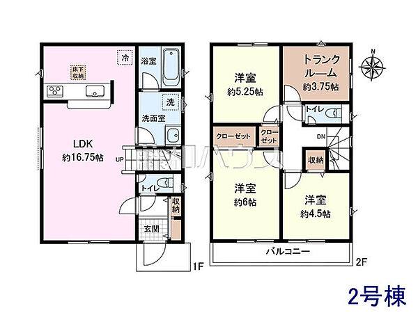 間取りを拡大表示