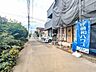 外観：接道状況および現場風景　【和光市新倉2丁目】 ここに住む方を想像して、着々と建築しております！