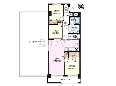 間取図 【石神井公園パークハイツ】