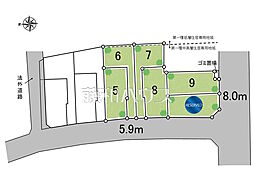 練馬区西大泉5丁目 全10区画 建築条件付売地 8号地