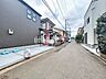 外観：接道状況および現場風景　【新座市野火止8丁目】