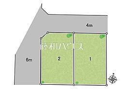 世田谷区上用賀3丁目 全2区画 建築条件付き売地 1号地