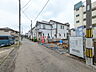 外観：接道状況および現場風景　【国分寺市富士本1丁目】