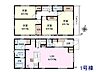 間取り：1号棟　間取図　【東村山市富士見町3丁目】