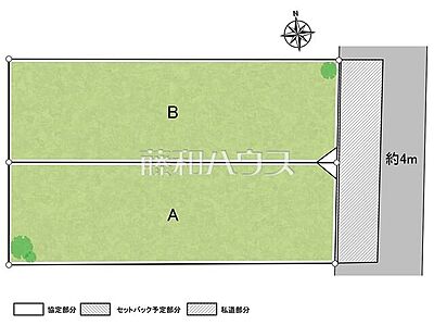 区画図:【A号地】全体区画図 【杉並区高井戸東3丁目】 区画図:【A号地】全体区画図 【杉並区高井戸東3丁目】