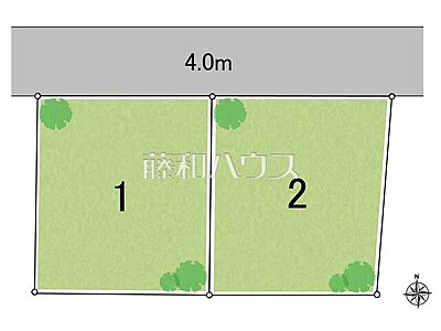 外観:2号地 現地写真 【三鷹市大沢5丁目】 外観:2号地 現地写真 【三鷹市大沢5丁目】