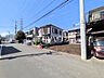 外観：接道状況および現場風景　【八王子市高倉町】見学はしたいけど、なかなか時間が取れない・・・そんな方に出勤前や仕事終わりにマイホームを見学できるサポートをいたします。