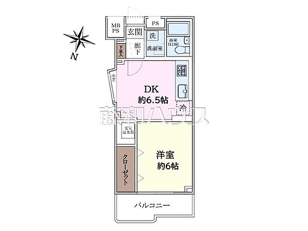 間取りを拡大表示