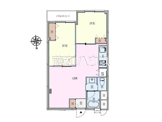 間取図　【狛江...