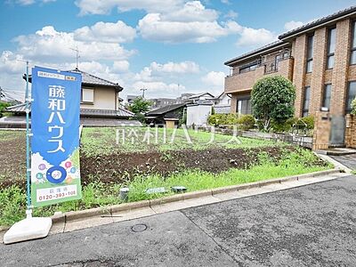 外観：1号地　現地写真　【杉並区善福寺4丁目】 きれいに整備された敷地。これから夢の新邸がここに建ちます。　