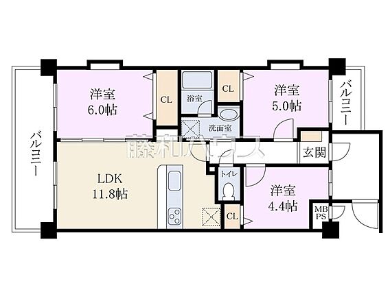 間取図　【レヂ...
