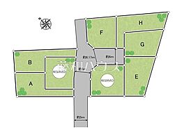 東村山市久米川町2丁目　全8区画　建築条件付売地 E号地
