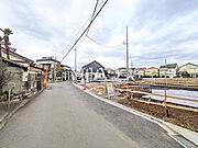 接道状況および現場風景　【武蔵村山市残堀1丁目】