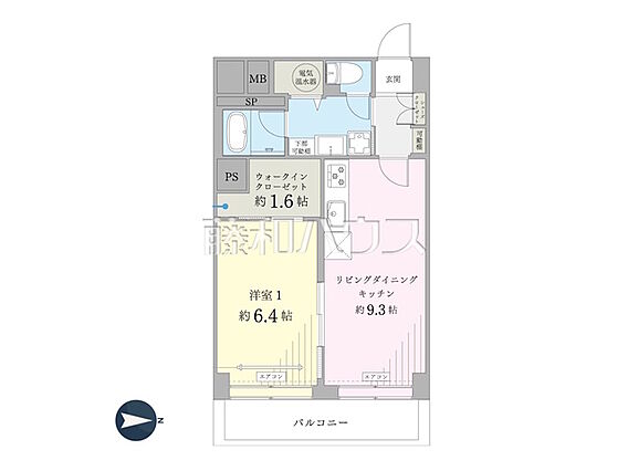 間取図　【ルネ...