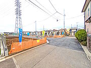 接道状況および現場風景　【立川市若葉町2丁目】