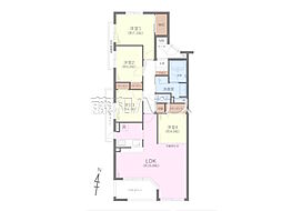 アールヴェール荻窪北 4LDKの間取図画像
