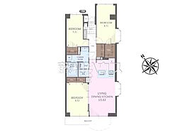 間取図画像 3LDK