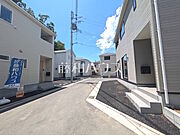 接道状況および現場風景　【朝霞市宮戸3丁目】