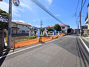 接道状況および現場風景　【三鷹市牟礼6丁目】