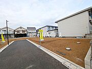 接道状況および現場風景　【立川市栄町2丁目】