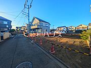 接道状況および現場風景　【立川市栄町2丁目】