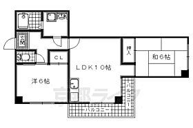 京都府城陽市寺田中大小（賃貸マンション2LDK・3階・48.83㎡） その2