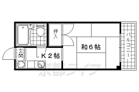 ハイツコワフュール 201 ｜ 京都府京都市山科区四ノ宮川原町（賃貸マンション1K・2階・17.01㎡） その2