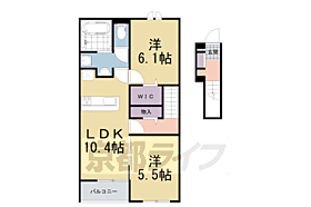 京都府木津川市加茂町里中門伝（賃貸アパート2LDK・2階・56.08㎡） その2