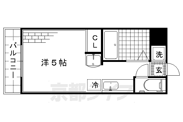 フローレンス伏見 201｜京都府京都市伏見区桃山最上町(賃貸マンション1K・2階・16.00㎡)の写真 その2