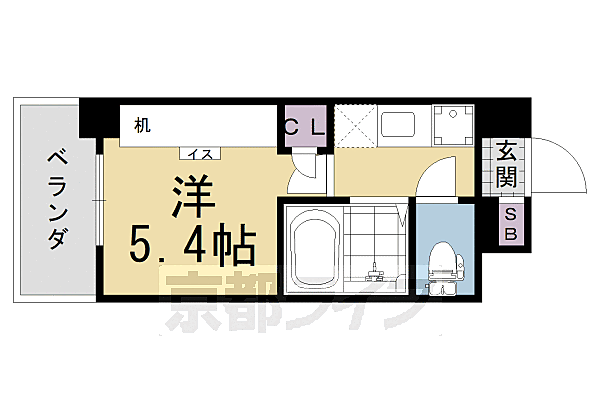 Ｓ－ＲＥＳＩＤＥＮＣＥ京都竹田ｄｏｒｍｉｔｏｒｙ 723｜京都府京都市伏見区竹田七瀬川町(賃貸マンション1K・7階・17.51㎡)の写真 その2