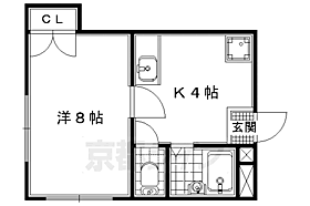 京都府宇治市槇島町千足（賃貸マンション1K・3階・27.60㎡） その2