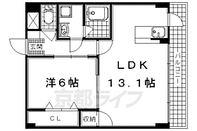 京都府宇治市小倉町西山（賃貸マンション1LDK・1階・45.36㎡） その2