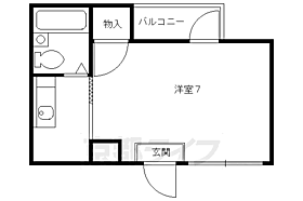 プリシード桃山京町レジデンス 2-C ｜ 京都府京都市伏見区京町5丁目（賃貸マンション1K・2階・18.00㎡） その2